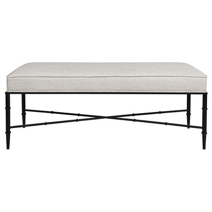 Hacienda Bench Ottoman - Natural Linen