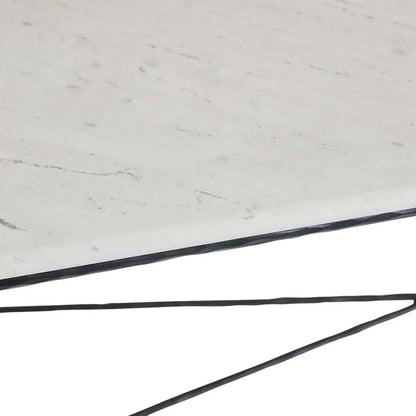 Heston Marble Console Table - Large Black