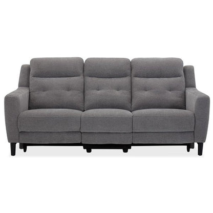 Hollydeen Fabric 3 Seater Electric Recliner Sofa - Grey