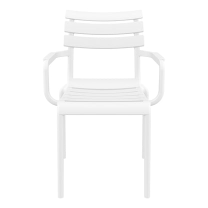 Set of 2 - Keller Indoor / Outdoor Dining Armchair - White