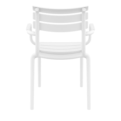 Set of 2 - Keller Indoor / Outdoor Dining Armchair - White