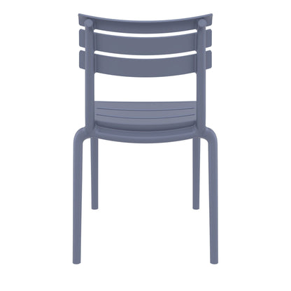 Set of 2 - Keller Indoor / Outdoor Dining Chair - Grey