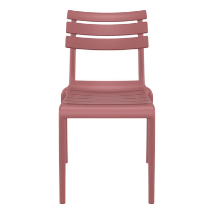 Set of 2 - Keller Indoor / Outdoor Dining Chair - Marsala