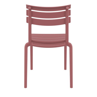 Set of 2 - Keller Indoor / Outdoor Dining Chair - Marsala