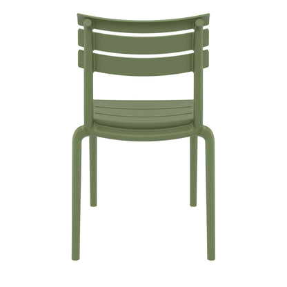 Set of 2 - Keller Indoor / Outdoor Dining Chair - Olive Green
