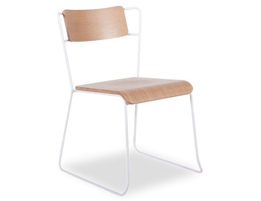 Krafter Chair - White - Oak