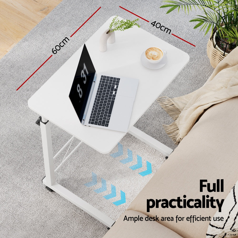 Laptop Table Desk Portable - White