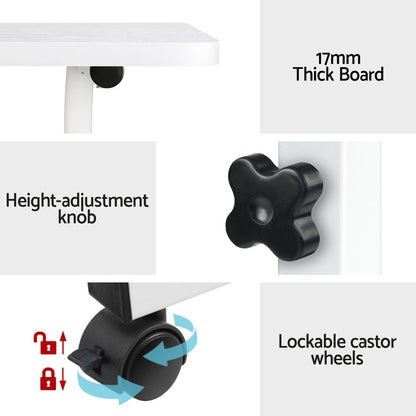 Laptop Table Desk Portable - White