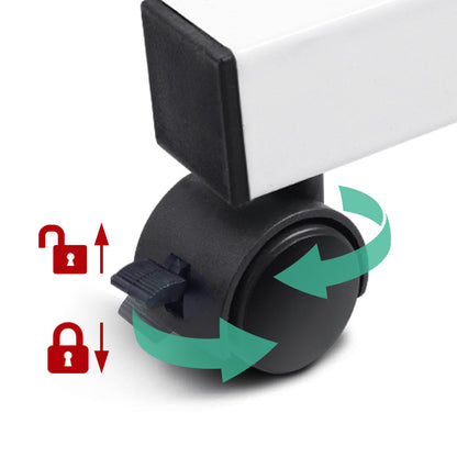 Laptop Table Desk Portable - White