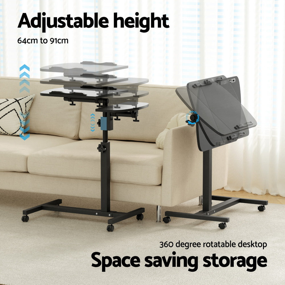 Laptop Table Desk Adjustable Stand - Black