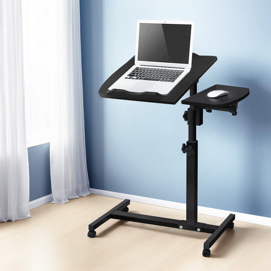 Laptop Table Desk Adjustable Stand - Black
