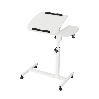 Laptop Table Desk Adjustable Stand - White