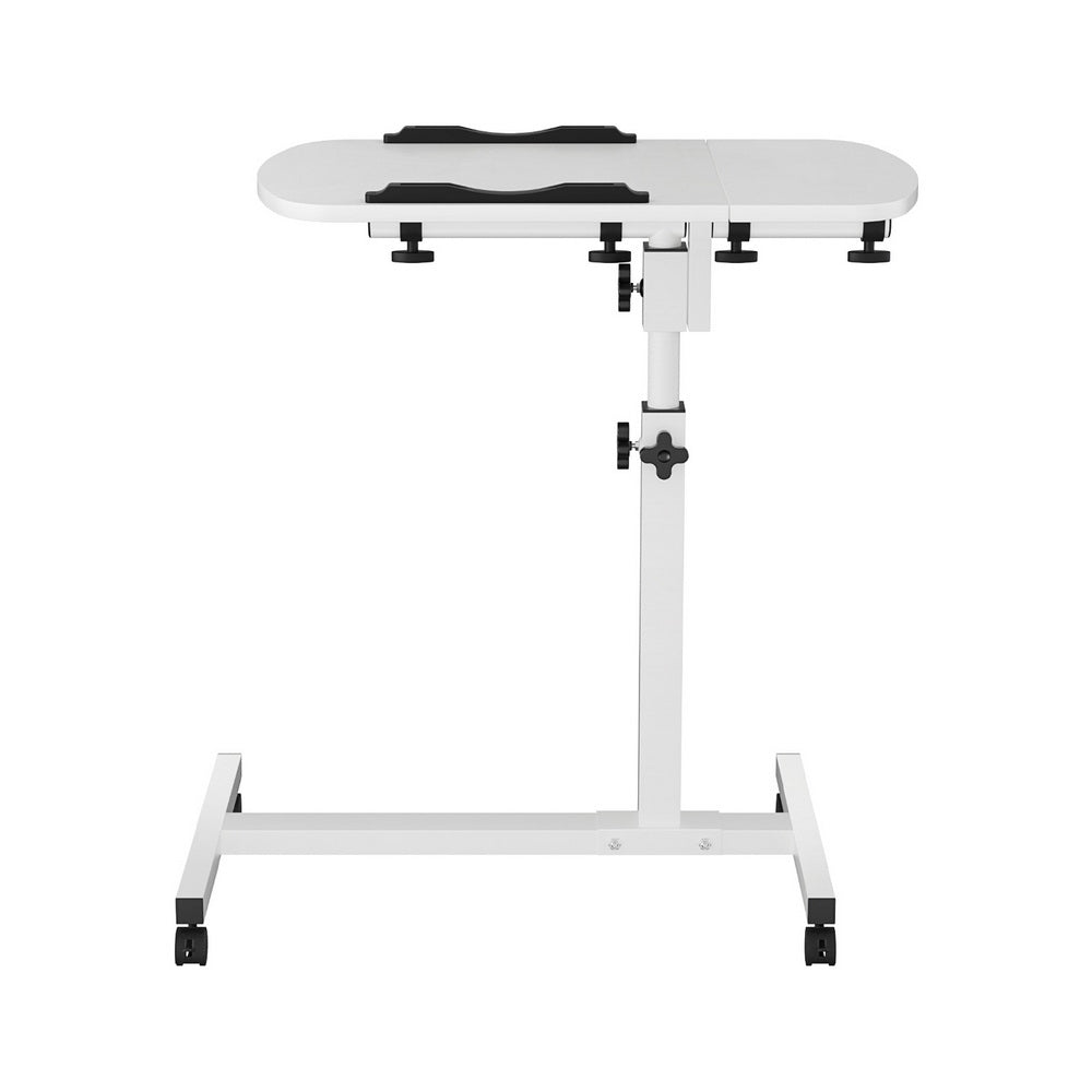 Laptop Table Desk Adjustable Stand - White