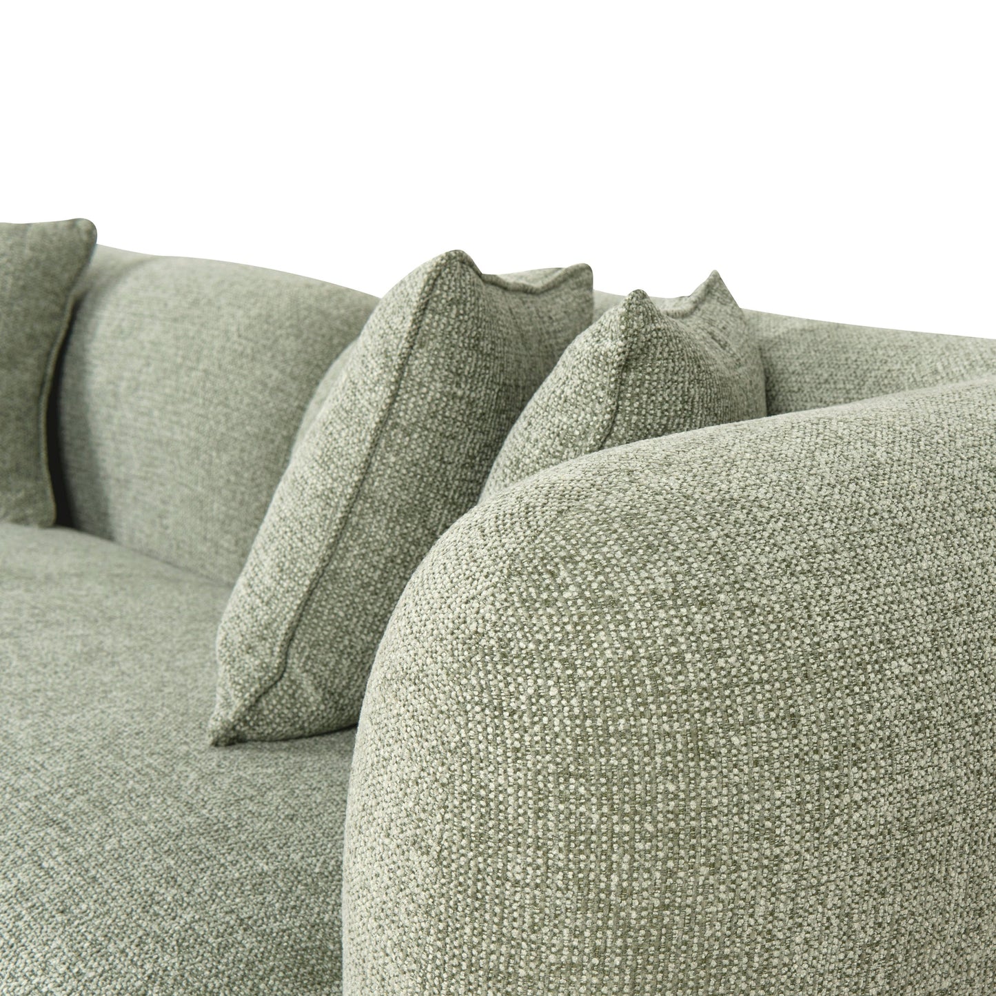 CLC10009-OLS 3 Seater Sofa - Coral Light Green