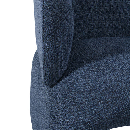 Armchair - Coral Dark Blue