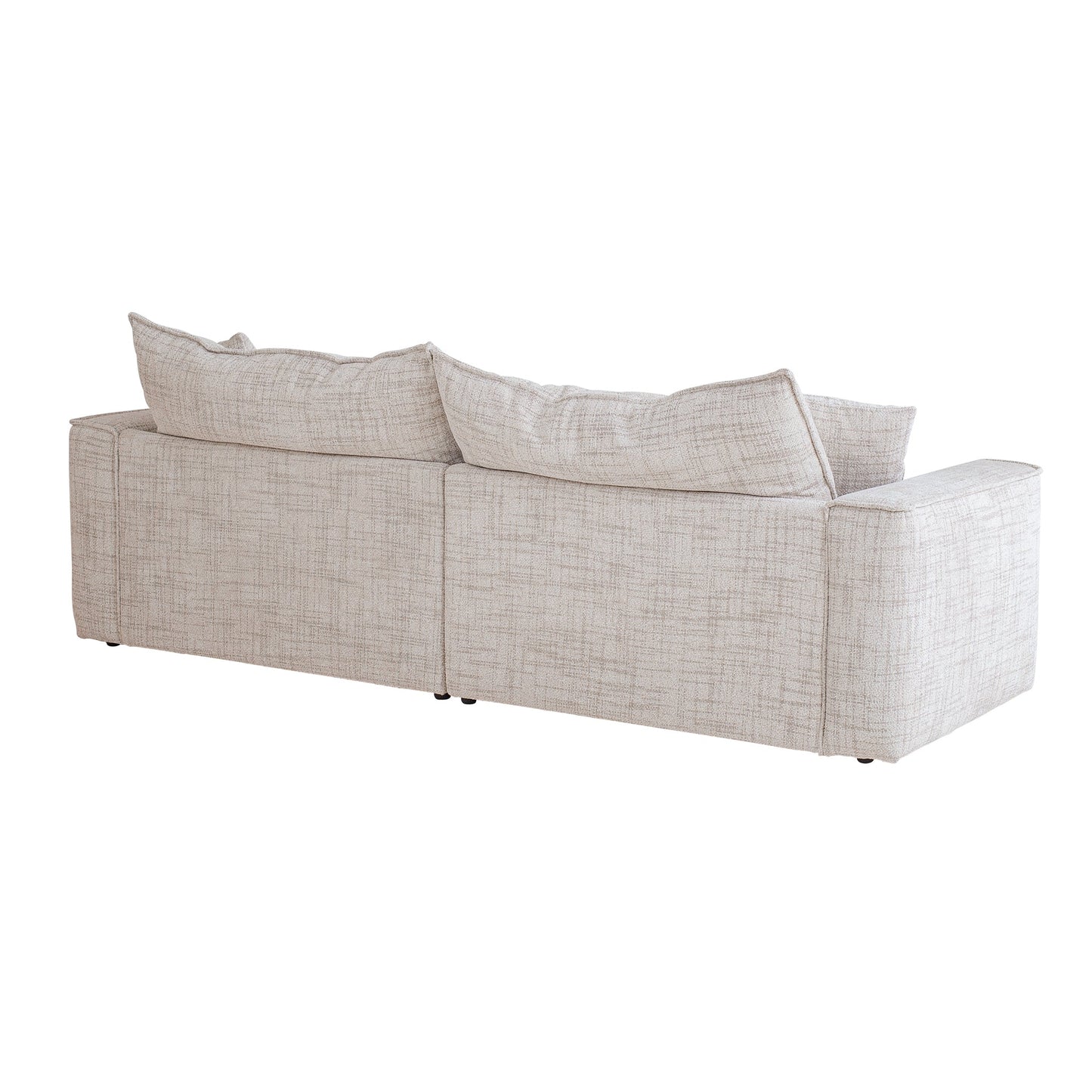 CLC10024-IG 3 Seater Fabric Sofa - Cream