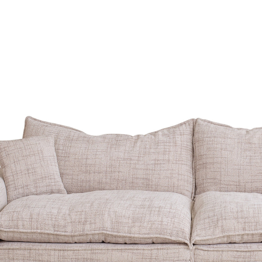 2 Seater Fabric Sofa - Cream