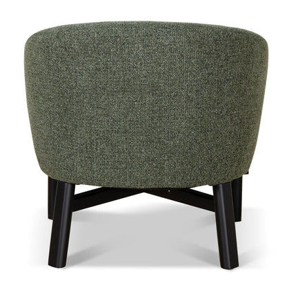 Fabric Armchair - Coral Dark Green