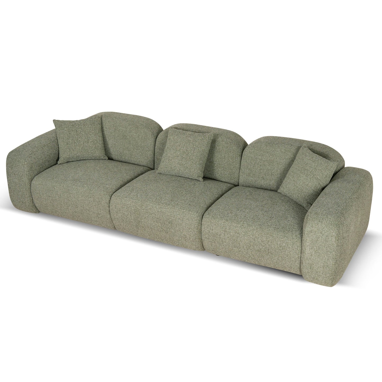 CLC10088-OLS 4 Seater Sofa - Coral Light Green