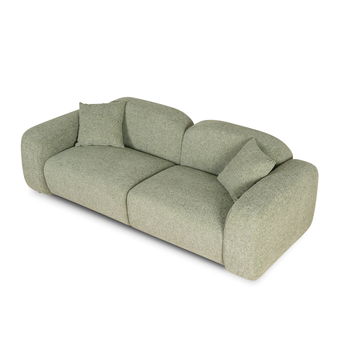 CLC10089-OLS 3 Seater Sofa - Coral Light Green