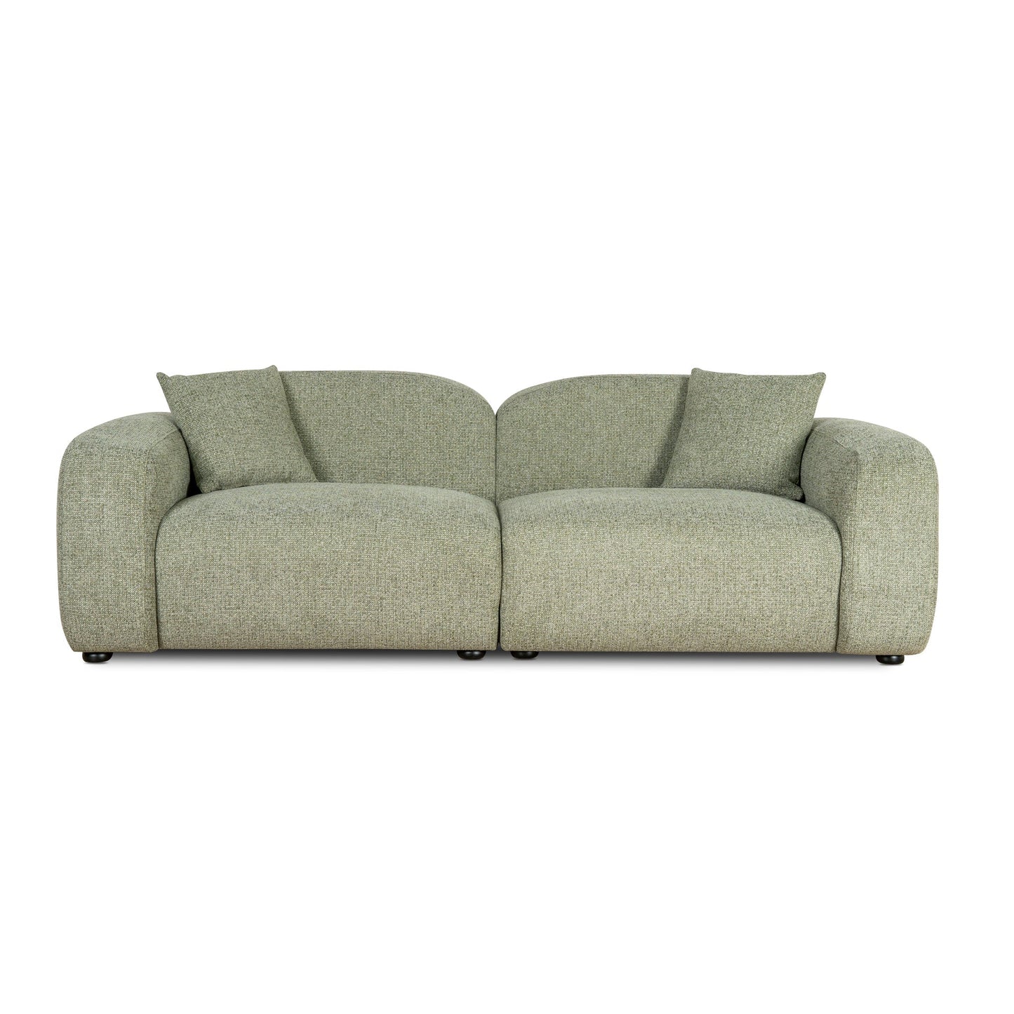 CLC10089-OLS 3 Seater Sofa - Coral Light Green