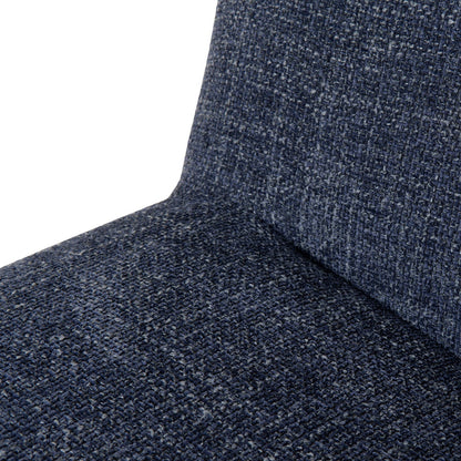 Fabric Lounge Chair - Moss Navy