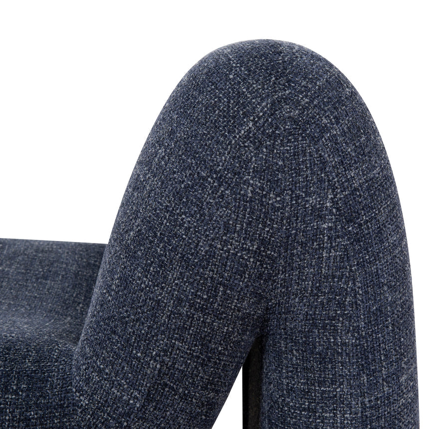 Fabric Lounge Chair - Moss Navy