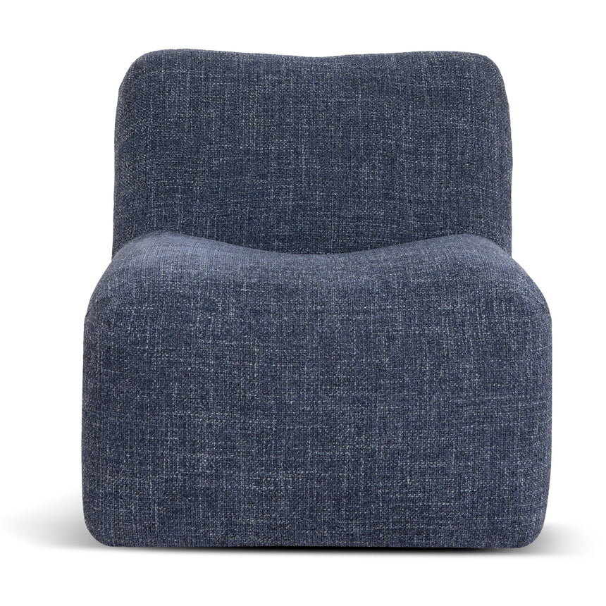 Fabric Lounge Chair - Moss Navy