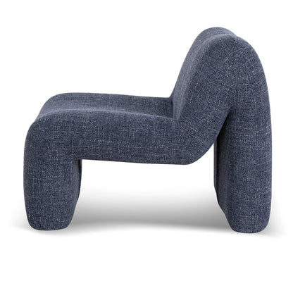 Fabric Lounge Chair - Moss Navy