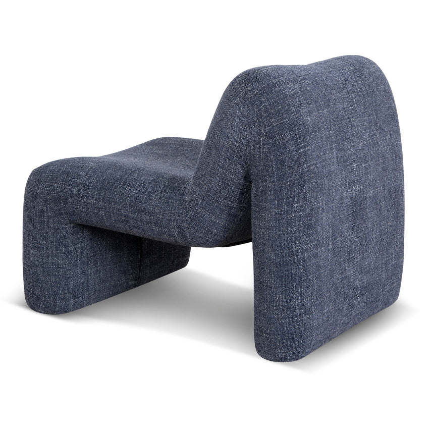 Fabric Lounge Chair - Moss Navy