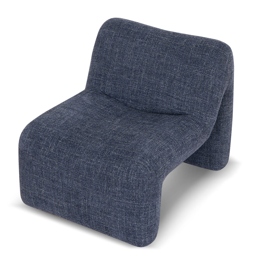 Fabric Lounge Chair - Moss Navy