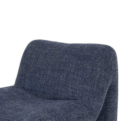 Fabric Lounge Chair - Moss Navy