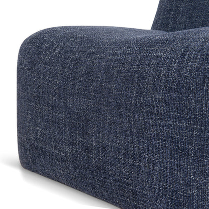 Fabric Lounge Chair - Moss Navy