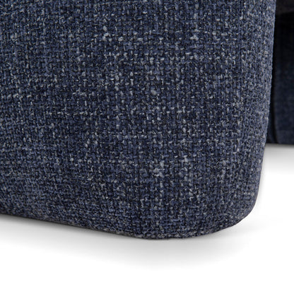 Fabric Lounge Chair - Moss Navy