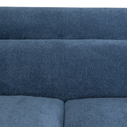 CLC10111-KSO 3 Seater Fabric Sofa - Navy Blue