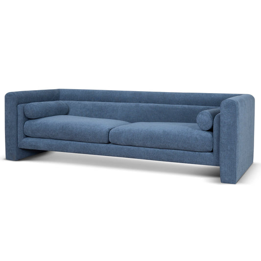 CLC10111-KSO 3 Seater Fabric Sofa - Navy Blue