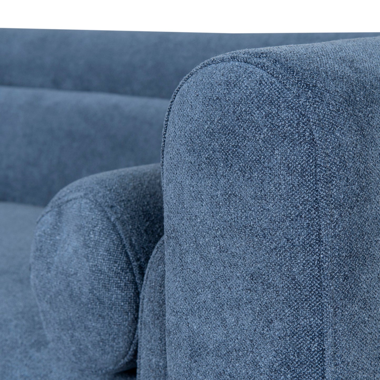 CLC10111-KSO 3 Seater Fabric Sofa - Navy Blue