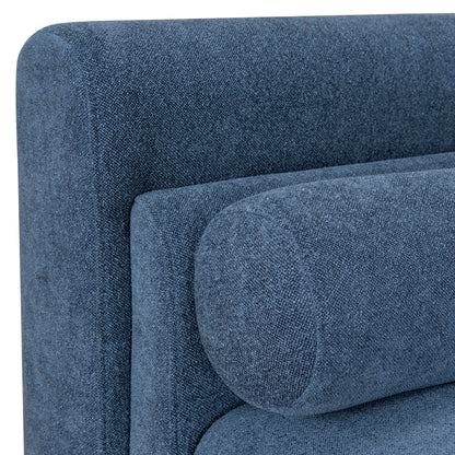 CLC10111-KSO 3 Seater Fabric Sofa - Navy Blue