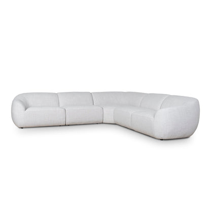 CLC10112-KSO Corner Fabric Sofa - Silver Grey