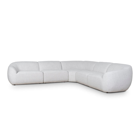 CLC10112-KSO Corner Fabric Sofa - Silver Grey