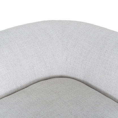 CLC10112-KSO Corner Fabric Sofa - Silver Grey