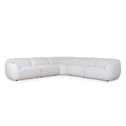 CLC10112-KSO Corner Fabric Sofa - Silver Grey