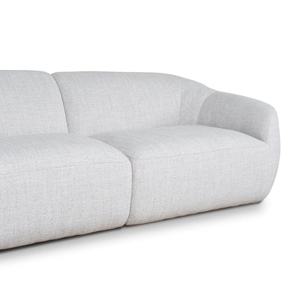 CLC10112-KSO Corner Fabric Sofa - Silver Grey
