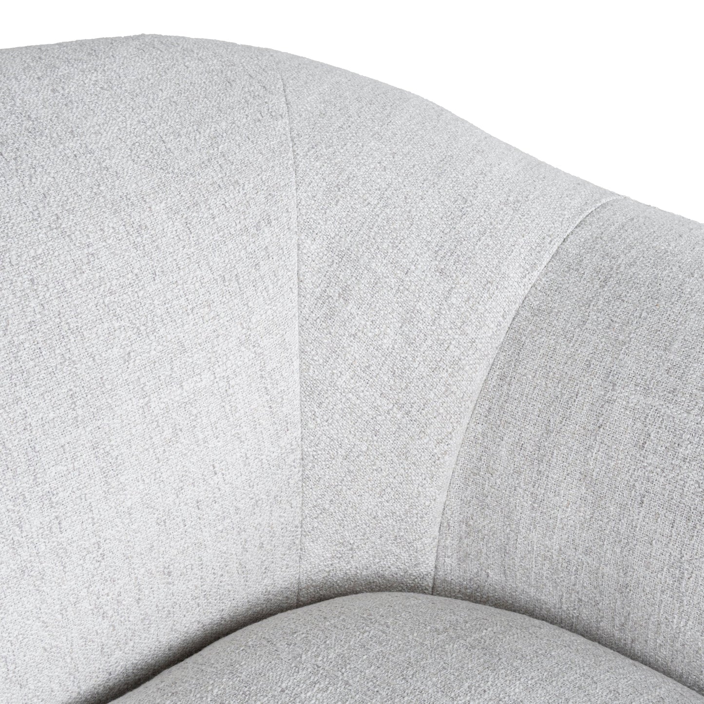 CLC10112-KSO Corner Fabric Sofa - Silver Grey