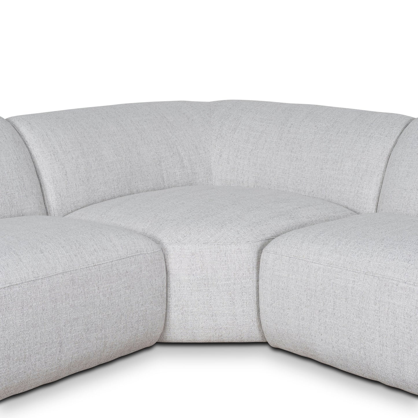 CLC10112-KSO Corner Fabric Sofa - Silver Grey