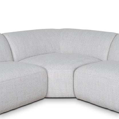 CLC10112-KSO Corner Fabric Sofa - Silver Grey