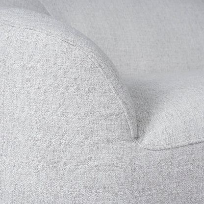 CLC10112-KSO Corner Fabric Sofa - Silver Grey