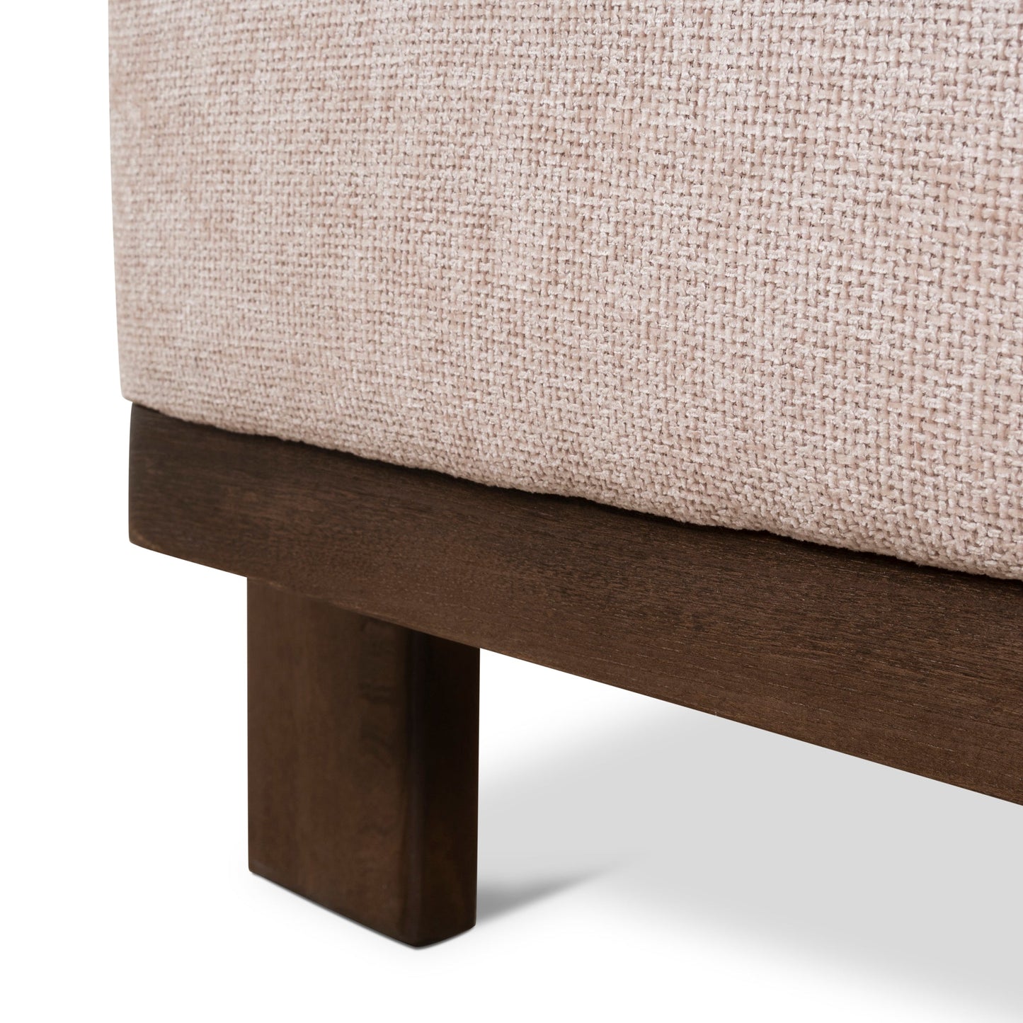 CLC10121-NI Walnut Armchair - Blush Linen