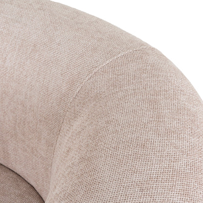 CLC10121-NI Walnut Armchair - Blush Linen