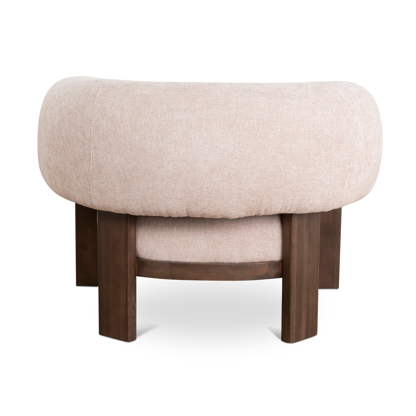 CLC10121-NI Walnut Armchair - Blush Linen